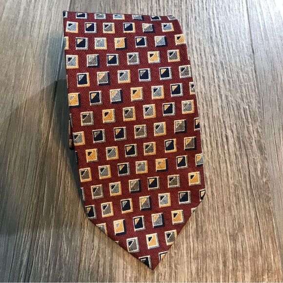 Satel’s Ferrell Reed Mens Silk Tie - Picture 1 of 6
